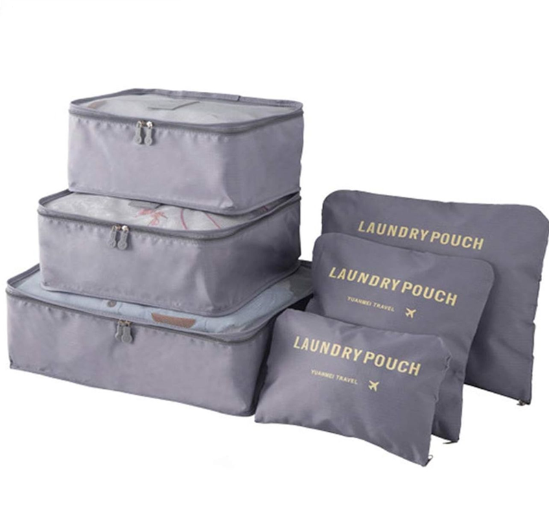 Set Organizador de Maleta 6 PCS – Orden Total en tus Viajes | Empaca con orden desde HOY, no esperes más 🛒