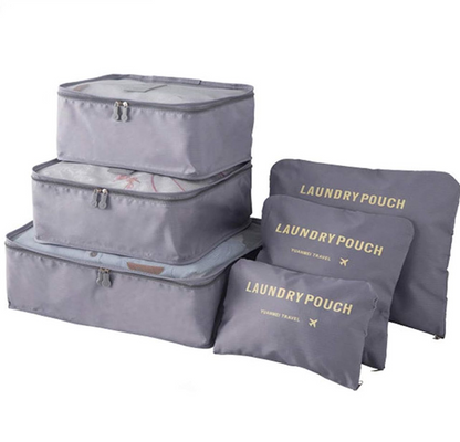 Set Organizador de Maleta 6 PCS – Orden Total en tus Viajes | Empaca con orden desde HOY, no esperes más 🛒
