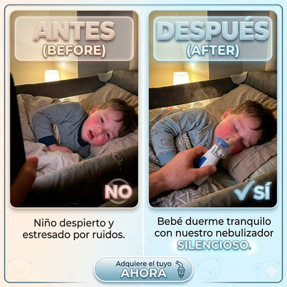 Nebulizador Portátil Ultrasónico Aerosol™ Alivio Respiratorio Rápido y Silencioso en Cualquier Lugar 🌬️✨