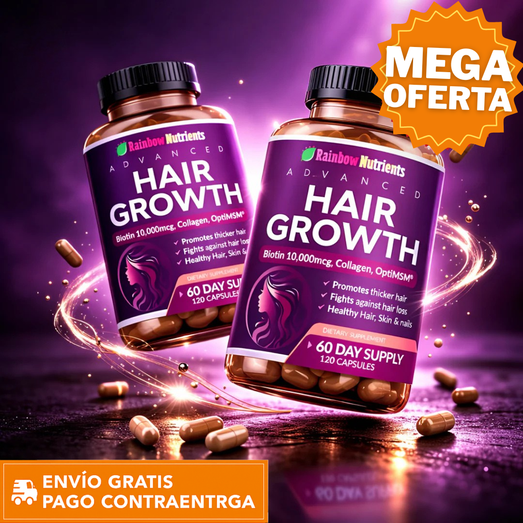 HairGrowth™: Cabello Más Estimulado, Más Fuerte y con Mayor Crecimiento
